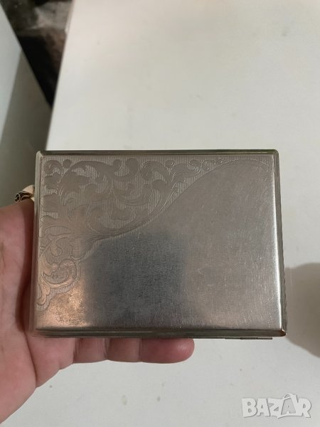 Стара,метална табакера , снимка 1