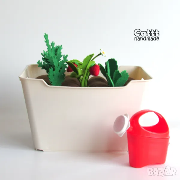 ГРАДИНКА с ягодки и зеленчуци - бяла, снимка 1