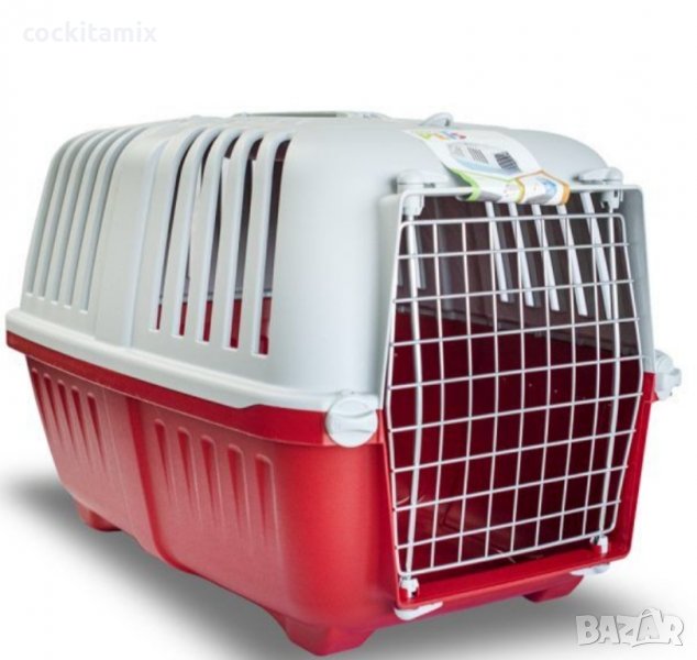 Транспортна чанта Пратико 2 с метална врата червена 55 / 36 / 36 височина, снимка 1