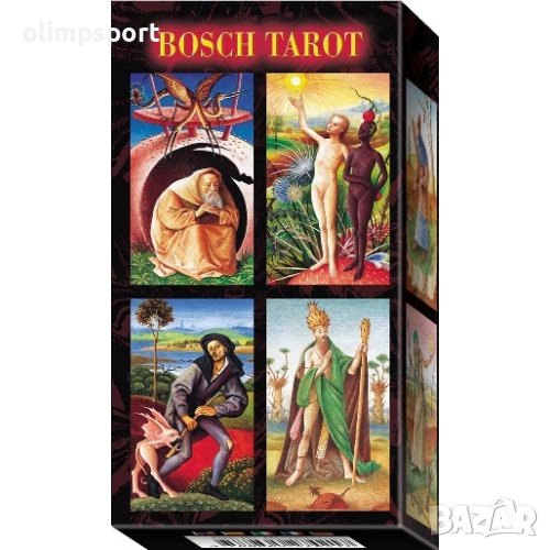 карти таро  LOSCARABEO BOSCH  Тези фантастични образи, вдъхновени от картините на фламандския художн, снимка 1