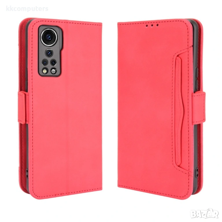 ZTE Axon 30 5G Magnetic2 Кожен Калъф и Протектор, снимка 1