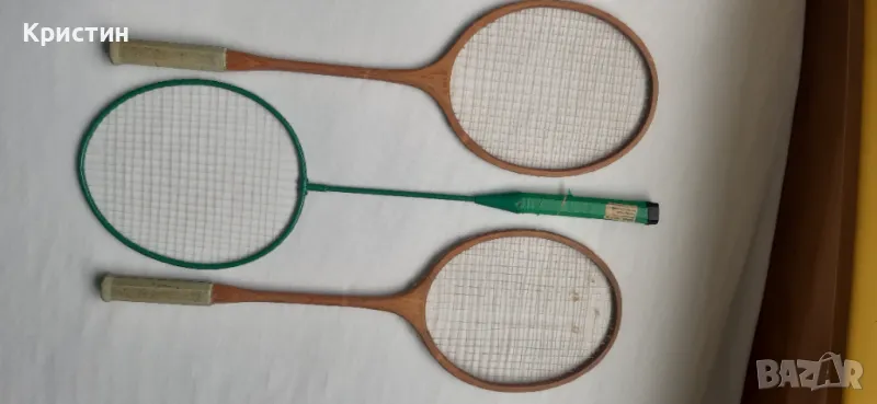 3 бр. ракети за бадминтон / федербал, снимка 1