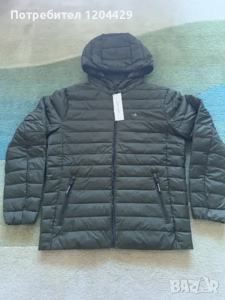 Мъжко яке на Калвин Клайн, ново, с етикет, М размер, снимка 1