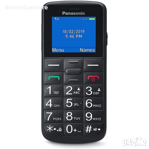 Мобилен Телефон Gsm Panasonic Kx-tu110 Black 1.77 ", Задна Камера 0.8 Mpx, снимка 1