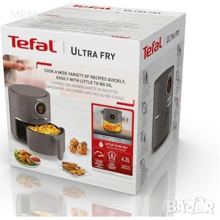 Фритюрник с горещ въздух TEFAL Ultra Fry Digital EY111B15,  8 програми,  Капацитет 4.2 л,, снимка 1