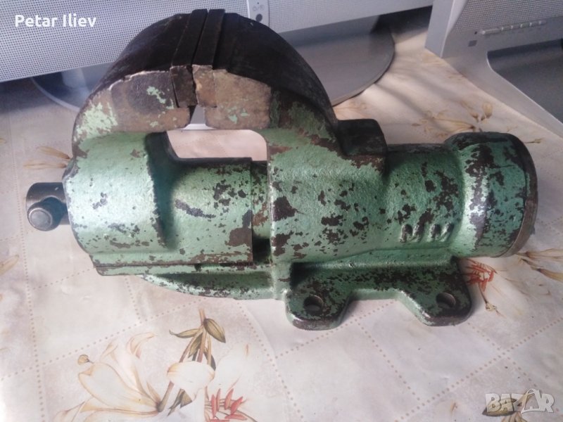  промишлено чугунено  менгеме, снимка 1