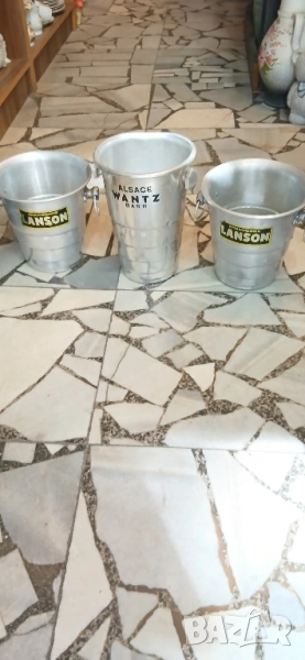 Шампаниери ледарки от алуминий,Франция, снимка 1