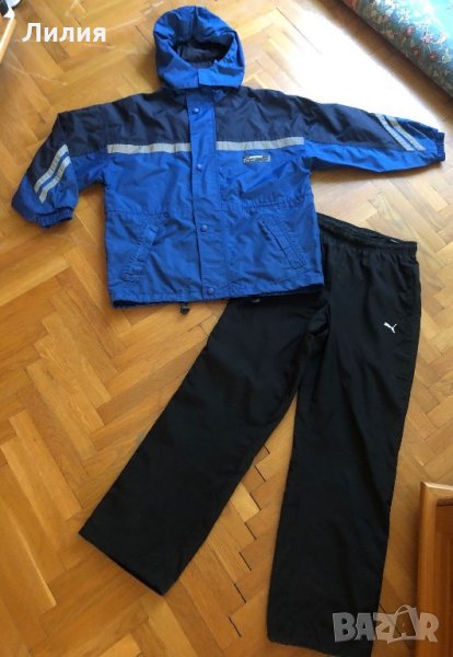 Ликвидация - всичко за 10,00лв.! Непромокаемо яке TCM 140 см и пролетно-летен панталон PUMA, 12г., снимка 1