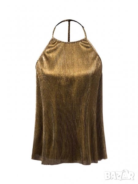 Дамски топ в златисто, снимка 1