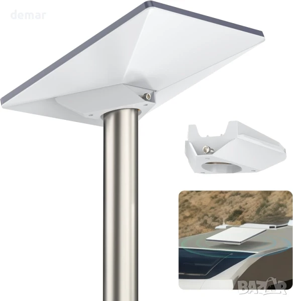 EDUP комплект за стационарен монтаж на Starlink Mini, стълб/повърхност, снимка 1