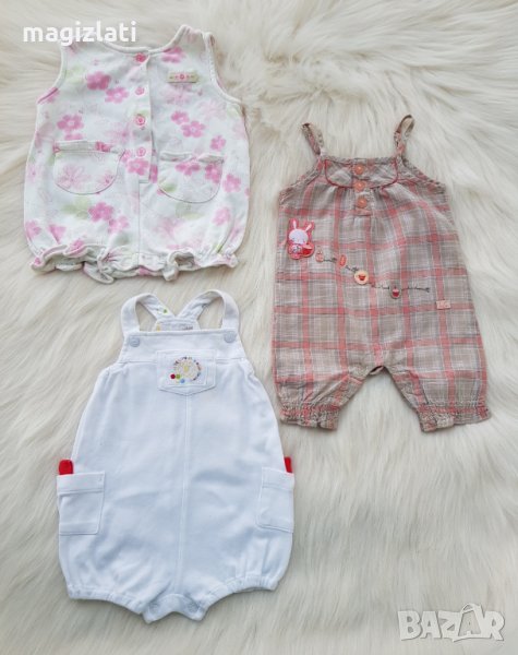 Летни ромпъри 0-3 месеца, снимка 1