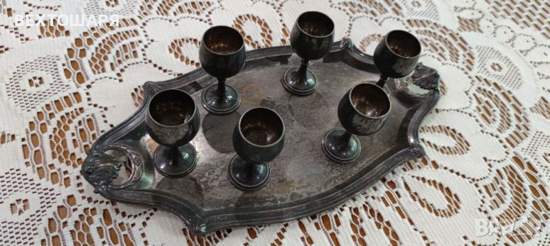 Стар Посребрен Немски Сервиз WMF, снимка 1