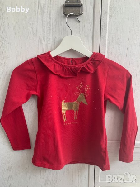 Коледна блуза с елен Z Generation 7-8 години, снимка 1
