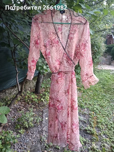 Разкошен халат с рози - тип "Прегърни ме", снимка 1