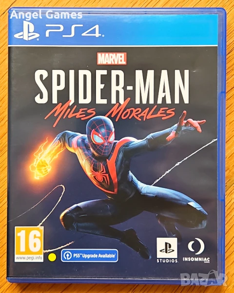 Spider Man Miles Morales PS4 Playstation 4 Spider-Man Плейстейшън 5 PS, снимка 1