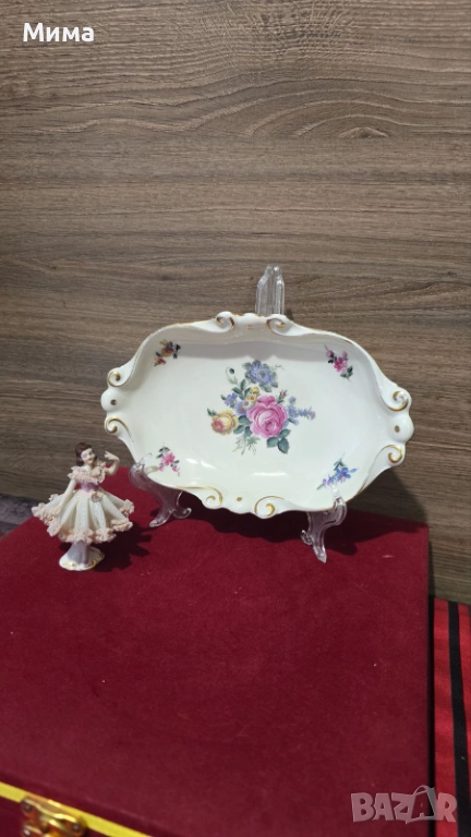 Винтидж порцеланова немска чиния, снимка 1