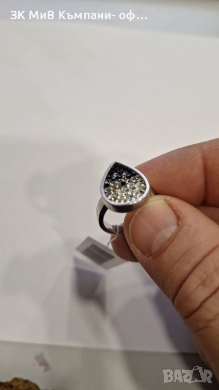 Сребърен Пръстен 7.3гр 06047-25/3, снимка 1