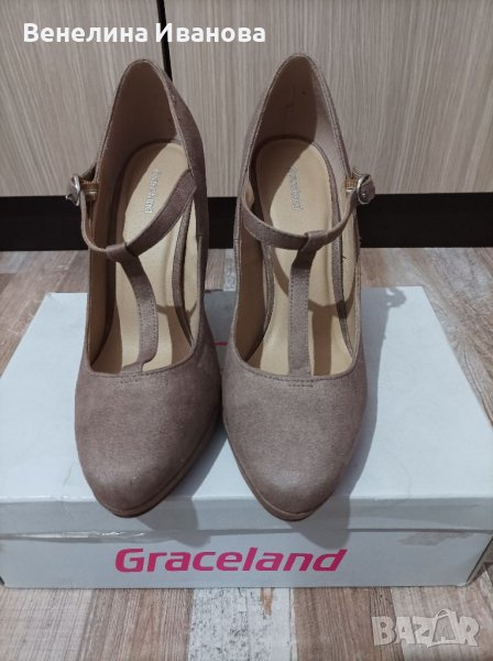 Дамски обувки на високи токчета GRACELAND, снимка 1