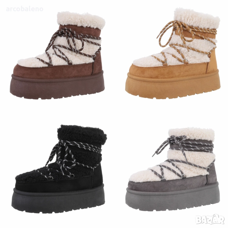 Дамски зимни боти, 4цвята , снимка 1