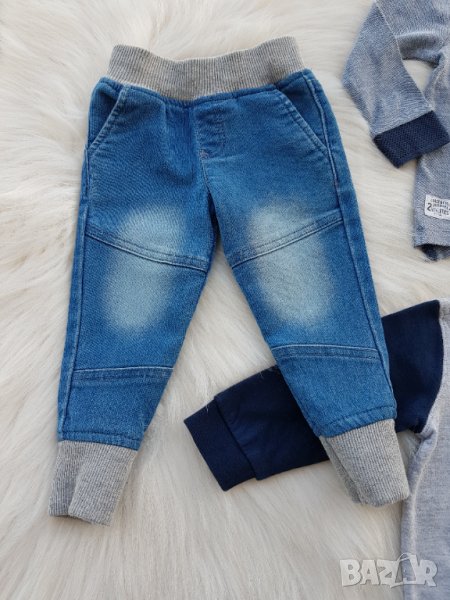 Дънки за бебе 9-12 месеца, снимка 1