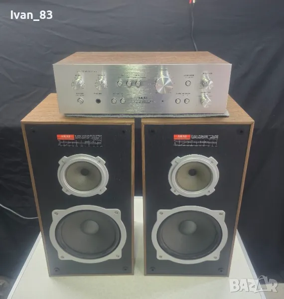 Усилвател Akai AM 2200 с тонколони Akai SR-H30, снимка 1