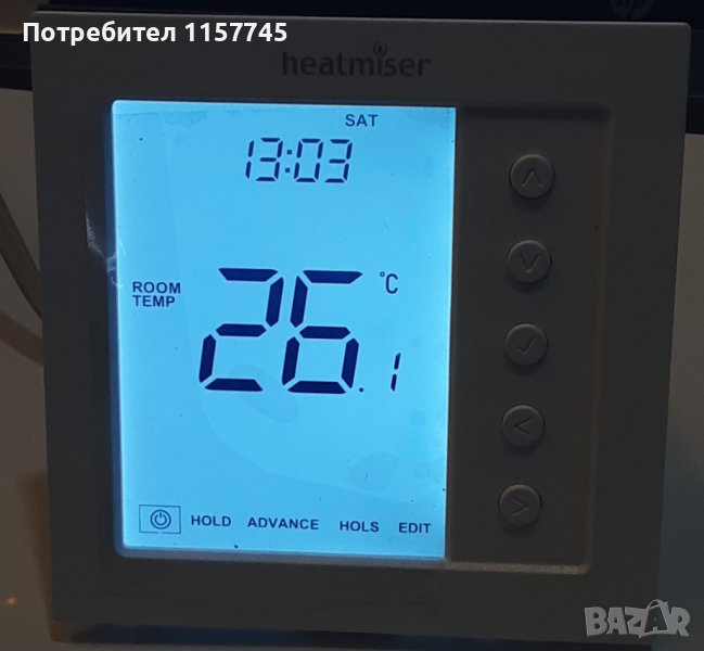 Стаен термостат HEATMISER с RS485 MODBUS комуникация, снимка 1