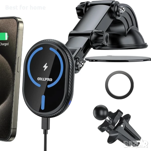 Магнитен държач за телефон в кола, снимка 1