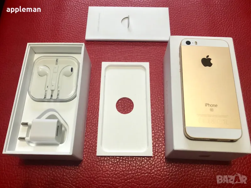 Apple iPhone SE 32Gb Gold Фабрично отключен Айфон телефон, снимка 1