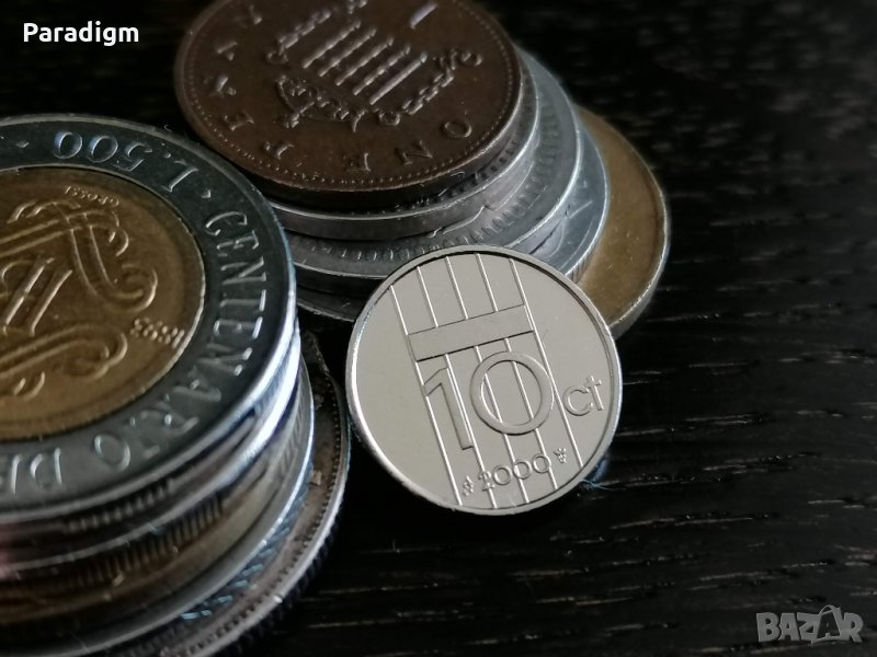 Монета - Холандия - 10 цента | 2000г., снимка 1