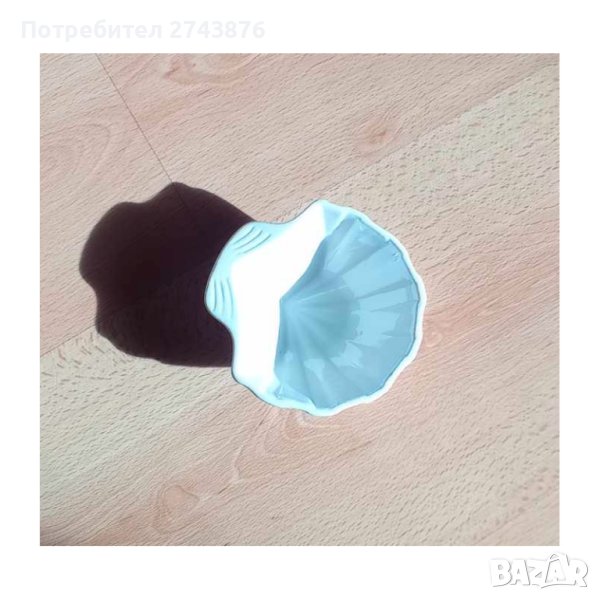 Комплект три керамични купички Мида за разядки , салати, ордьоври и десерти 9x9,5x4 см, снимка 1