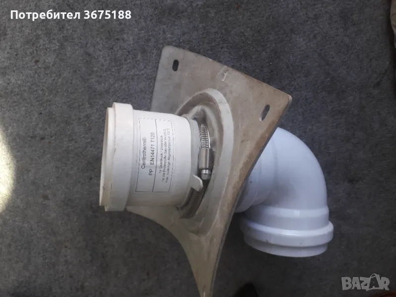 Димоотвод за газов котел - проходен елемен ф80, снимка 1