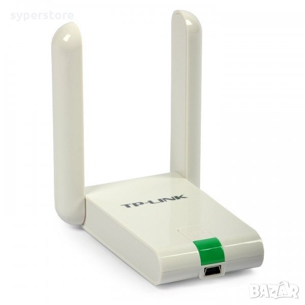 Ланкарта Безжична TP-LINK TL-WN822N 300 Mbps 2 мощни външни антени USB Wireless Lancard  с много доб, снимка 1