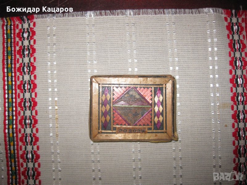 Стара табакера, ръчна изработка. Цена 7 евро. Пращам по Еконт., снимка 1