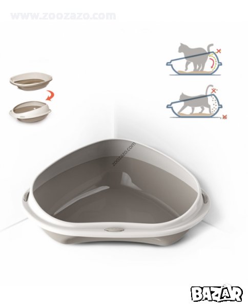 Тоалетна ъглова SHUTTLE CORNER 49 x 40 x 17.5 см. - Georplast, снимка 1