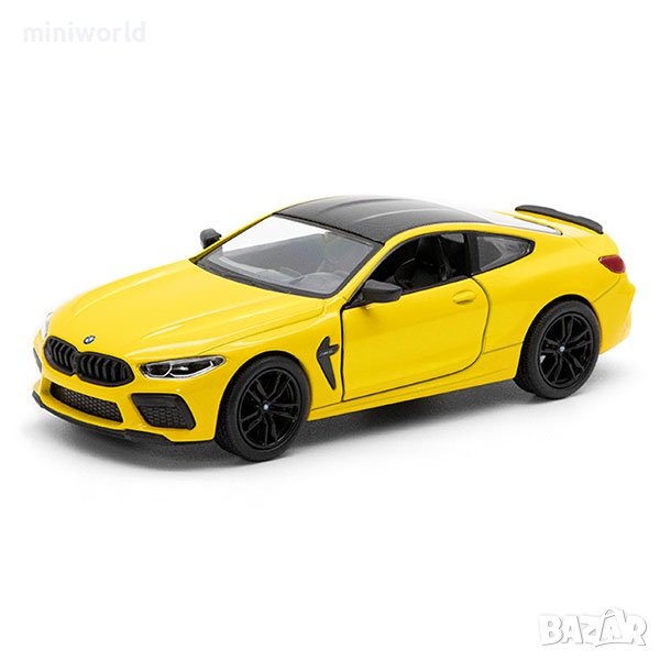 BMW M8 Competition Coupe - мащаб 1:38 на KiNSMART моделът е нов в кутийка, снимка 1