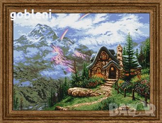 ПЛАНИНСКА КЪЩИЧКА(голям)-Д40;/42*30/см.;23 цвята, снимка 1