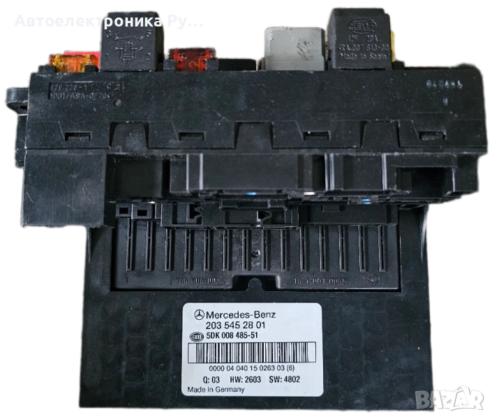 Модул за управление на кутията с предпазители за Mercedes Benz W203 C-класа, 2035452801, снимка 1