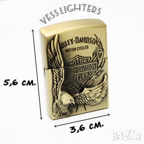 Метална запалка zippo дизайн, снимка 2 - Запалки - 31822902