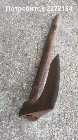 Кована брадва топор тежка, снимка 3 - Антикварни и старинни предмети - 44356936