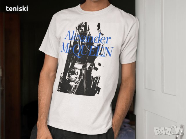 Тениска Alexander McQueen принт 8 модела, снимка 3 - Тениски - 41825462