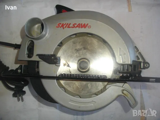 Made in USA 5,3A САЩ АМЕРИКАНСКИ ОРИГИНАЛЕН РЪЧЕН ЦИРКУЛЯР 1100 ВАТА ф165мм РЕЖЕ 60мм SKIL, снимка 4 - Други инструменти - 48604817