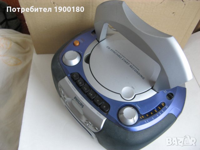 CD-радиокасетофон Philips, снимка 4 - Аудиосистеми - 30565673