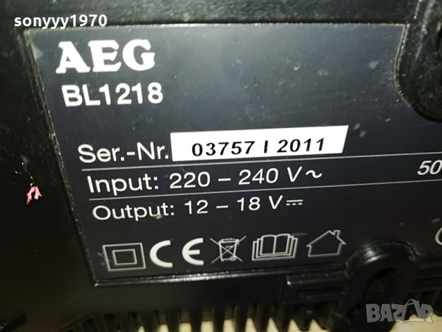 aeg bl-1218 li-ion/nicd/nimh battery charger 1508212005, снимка 9 - Винтоверти - 33824074