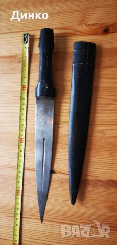 Гръцки кинжал, кама, нож от 19век., снимка 3 - Антикварни и старинни предмети - 50337018