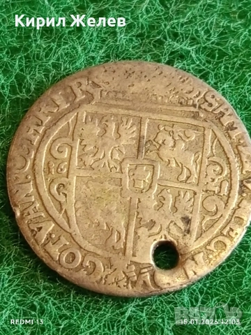 Сребърна монета 1621г. Орт Сигизмунд Полша за КОЛЕКЦИЯ 52898, снимка 4 - Нумизматика и бонистика - 53107353