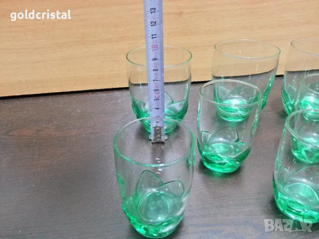 стъклени чаши Италия , снимка 3 - Антикварни и старинни предмети - 49030459