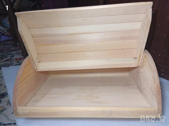 Дървена кутия за хляб , снимка 7 - Кутии за храна - 52213864