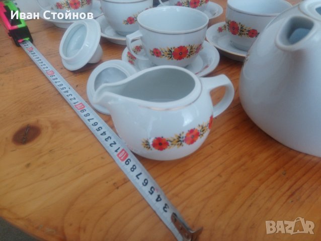 Български порцеланов сервиз , снимка 3 - Сервизи - 36891780
