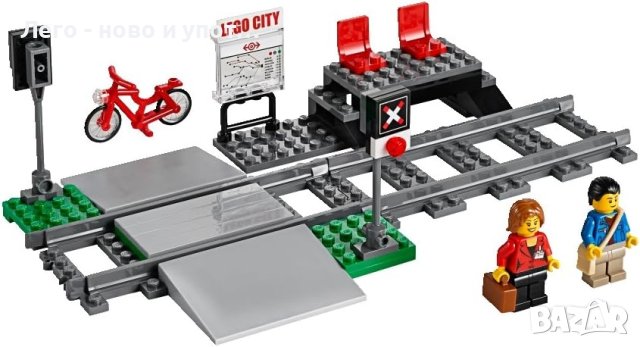 Употребявано LEGO City Train Скоростен пътнически влак 60051, снимка 4 - Конструктори - 42925174