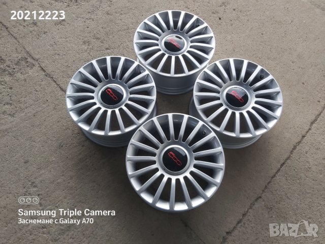 4 броя алуминиеви джанти за FIAT 500 16, снимка 3 - Гуми и джанти - 44147148